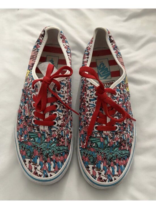 Vans Other - Vans x Where’s Waldo Sneaker Collab Mens 9.5/ Women’s 11